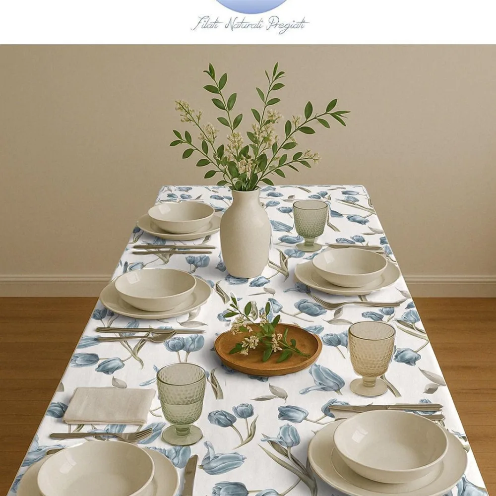 Servizio x12 con tovaglioli TULIPA Botticelli home