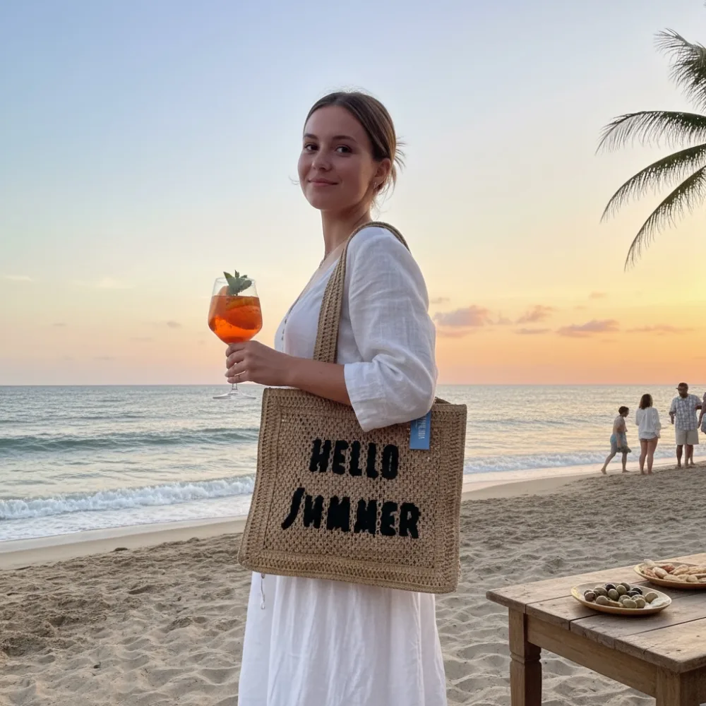 HELLO SUMMER borsa mare Papalina